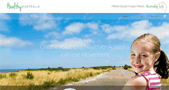 Desktop Screenshot of healthyaustralia.org