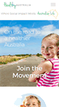 Mobile Screenshot of healthyaustralia.org