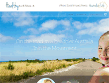Tablet Screenshot of healthyaustralia.org
